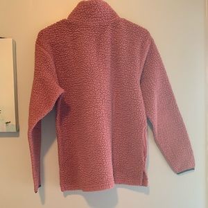 PINK Victoria's Secret Tops - Pink Sherpa 1/4 zip PINK Victoria's Secret Tops - Pink Sherpa 1/4 zip